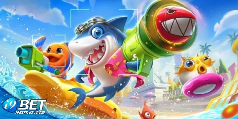 Giao diện Bắn Cá Thần Tài tại i9bet với hiệu ứng 3D sống động